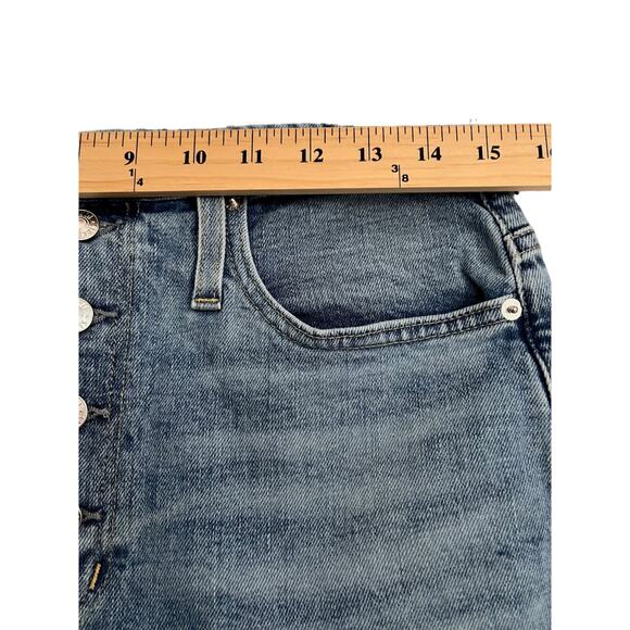 Edwin x Anthropologie Bound Marli Ankle Mid-Rise Wide Leg Jeans Size 29 NWT - Picture 3 of 8